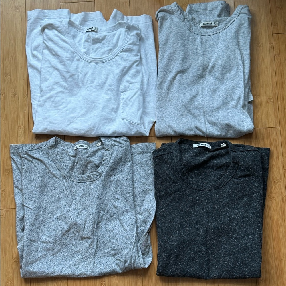Buck Mason t shirt bundle